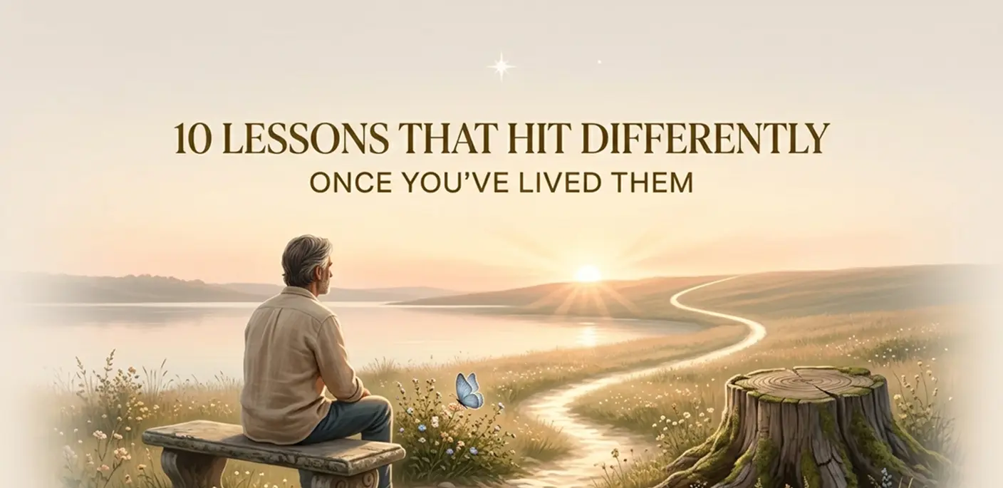 10 Lessons That Hit Completely Differently Once You've Actually Lived Them
