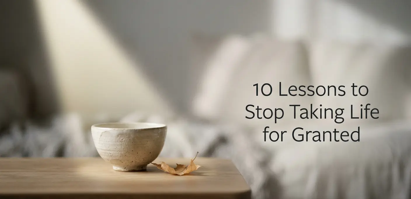10 Lessons That Teach You to Stop Taking Life for Granted