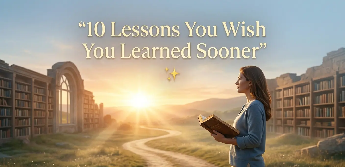 10 Lessons That Would Have Changed Everything If You'd Learned Them Sooner