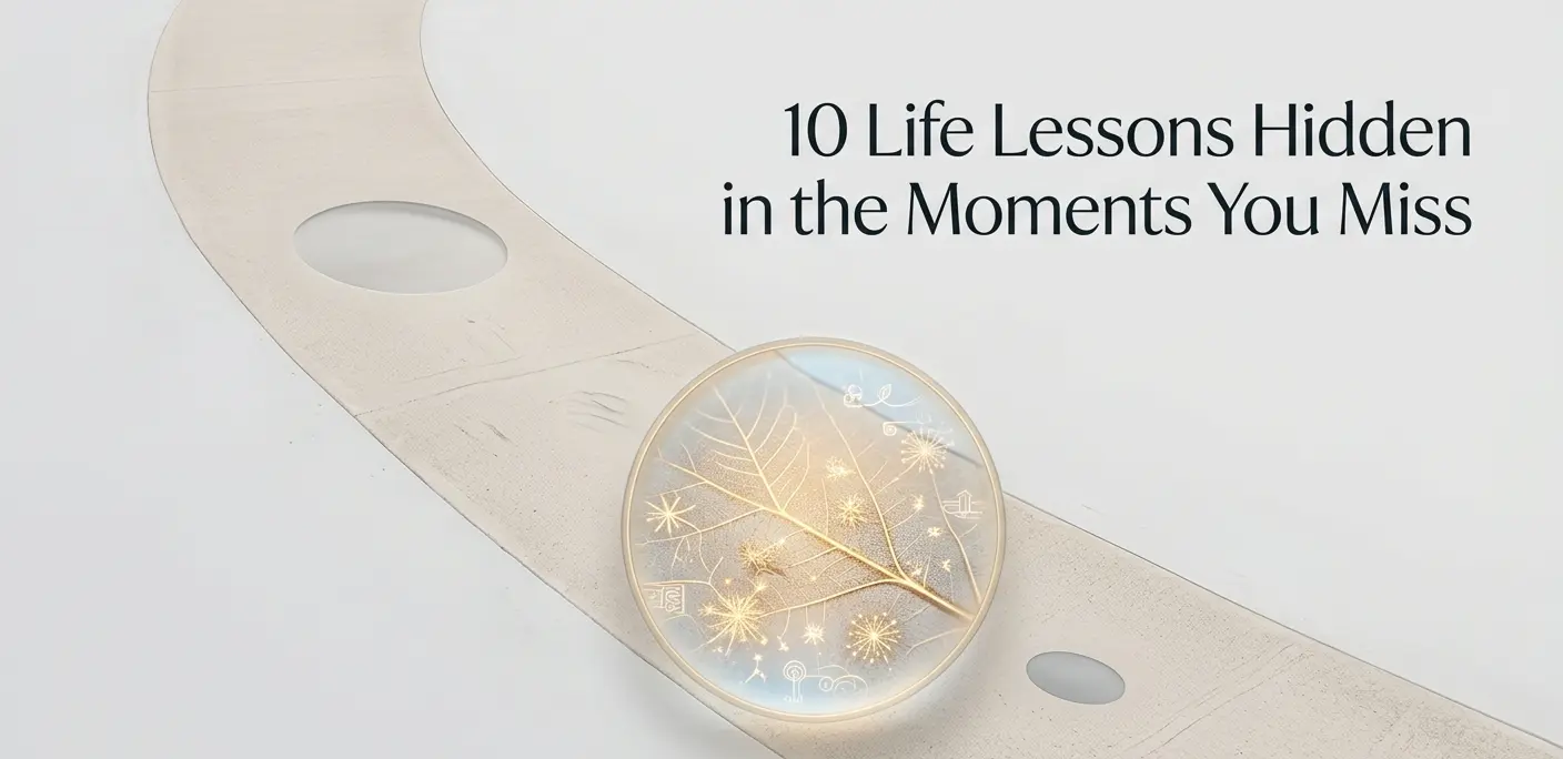 10 Life Lessons Hidden in the Ordinary Moments You Keep Walking Past