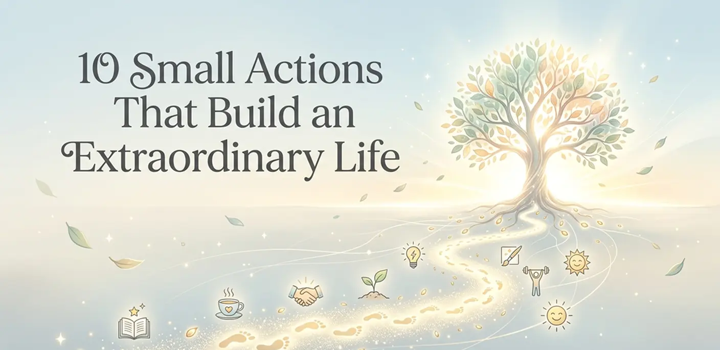10 Small Daily Actions That Quietly Build an Extraordinary Life