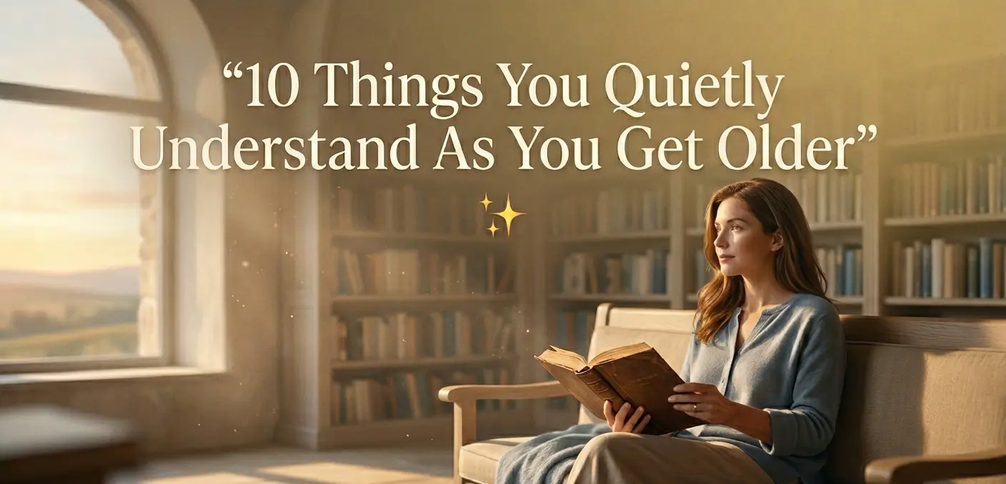 10 Things You Quietly Start to Understand as You Get Older
