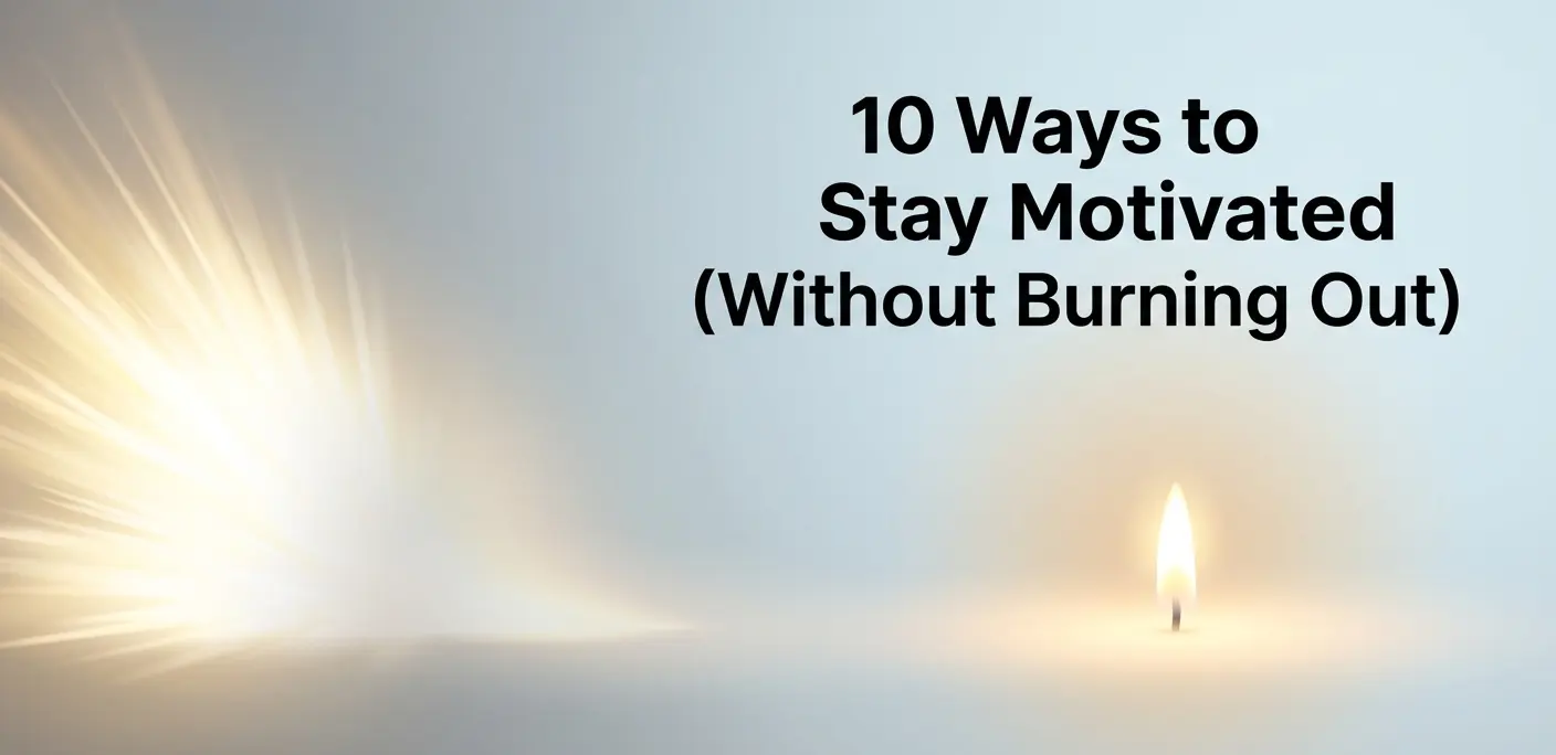 10 Ways to Stay Motivated That Don't Leave You Burned Out by Thursday