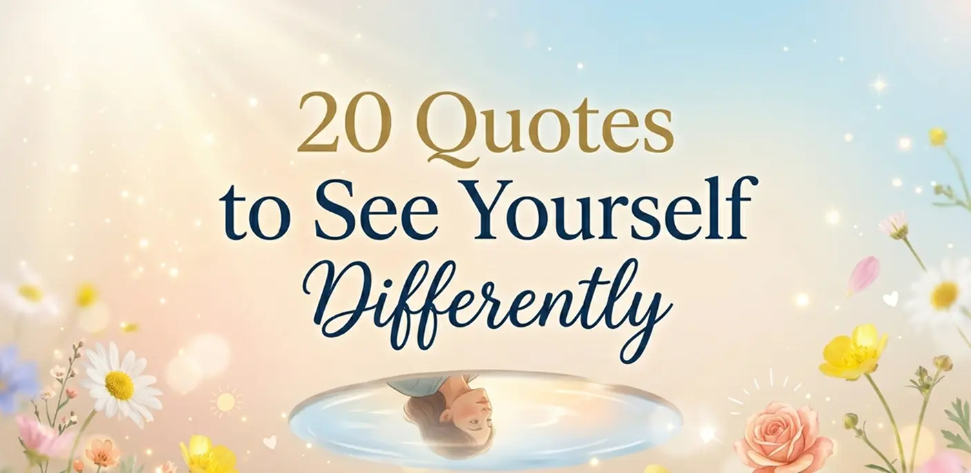20 Quotes That Help You See Yourself Differently