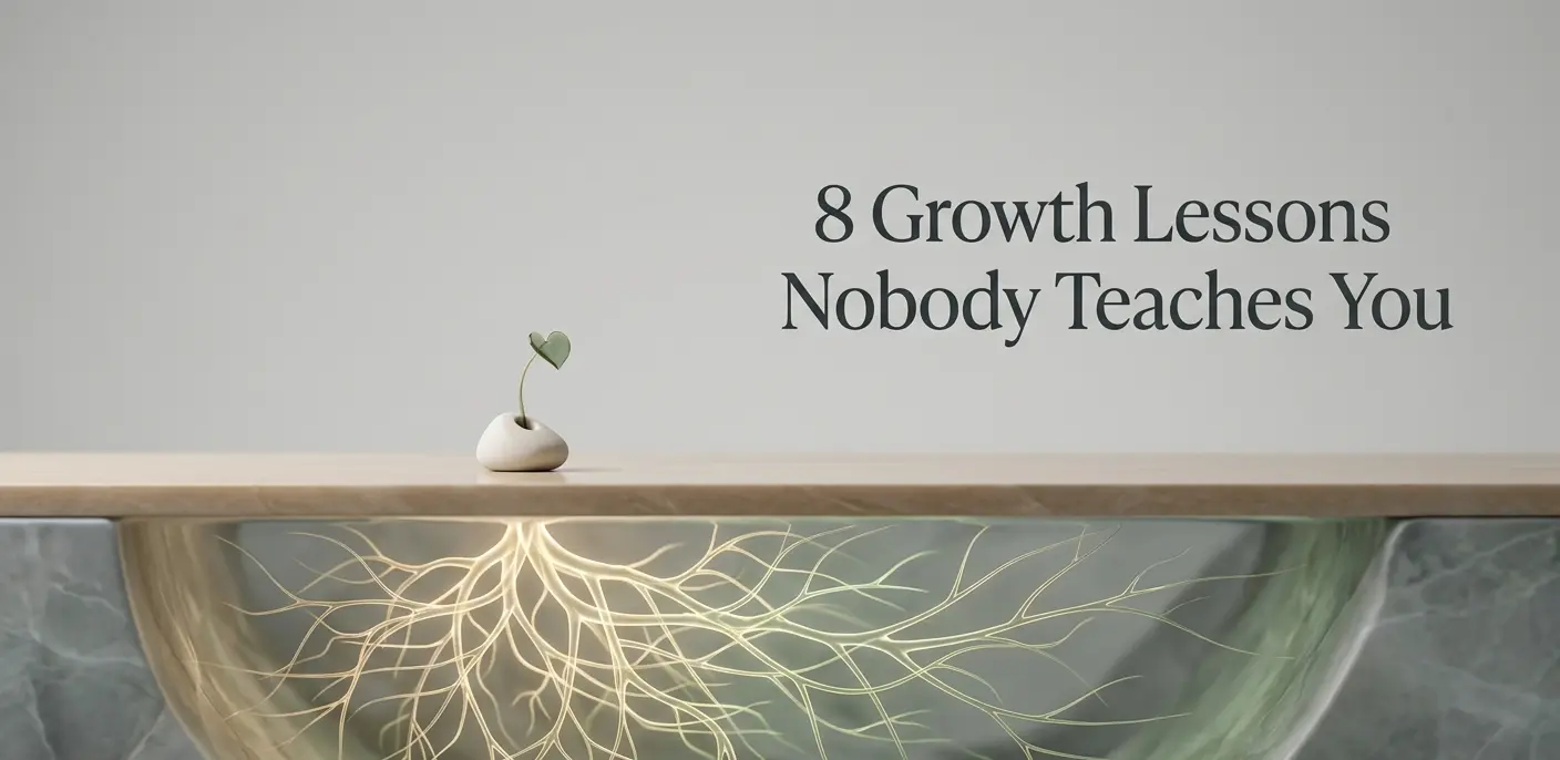8 Growth Lessons Nobody Teaches You (But Everyone Eventually Learns)