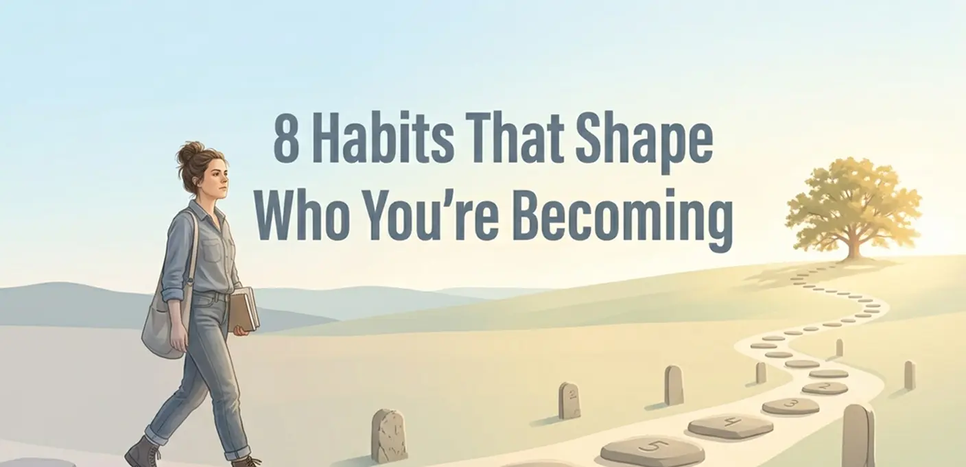 8 Habits That Quietly Separate Who You Are Now from Who You're Becoming
