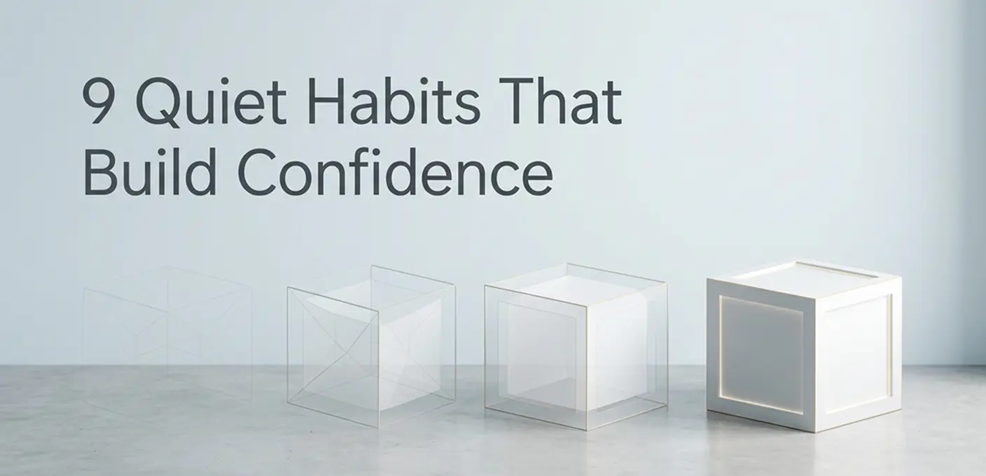 9 Quiet Habits That Build Confidence Without You Even Noticing