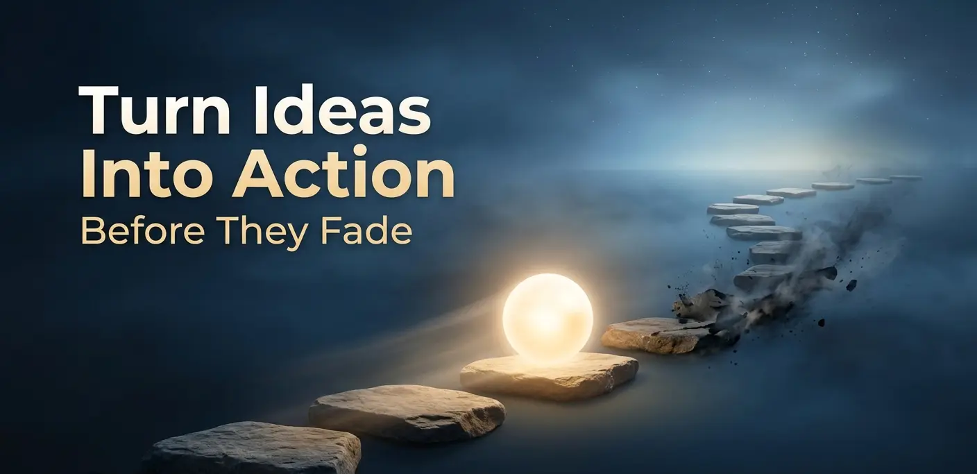 9 Steps That Turn Your Ideas Into Action Before You Talk Yourself Out of Them