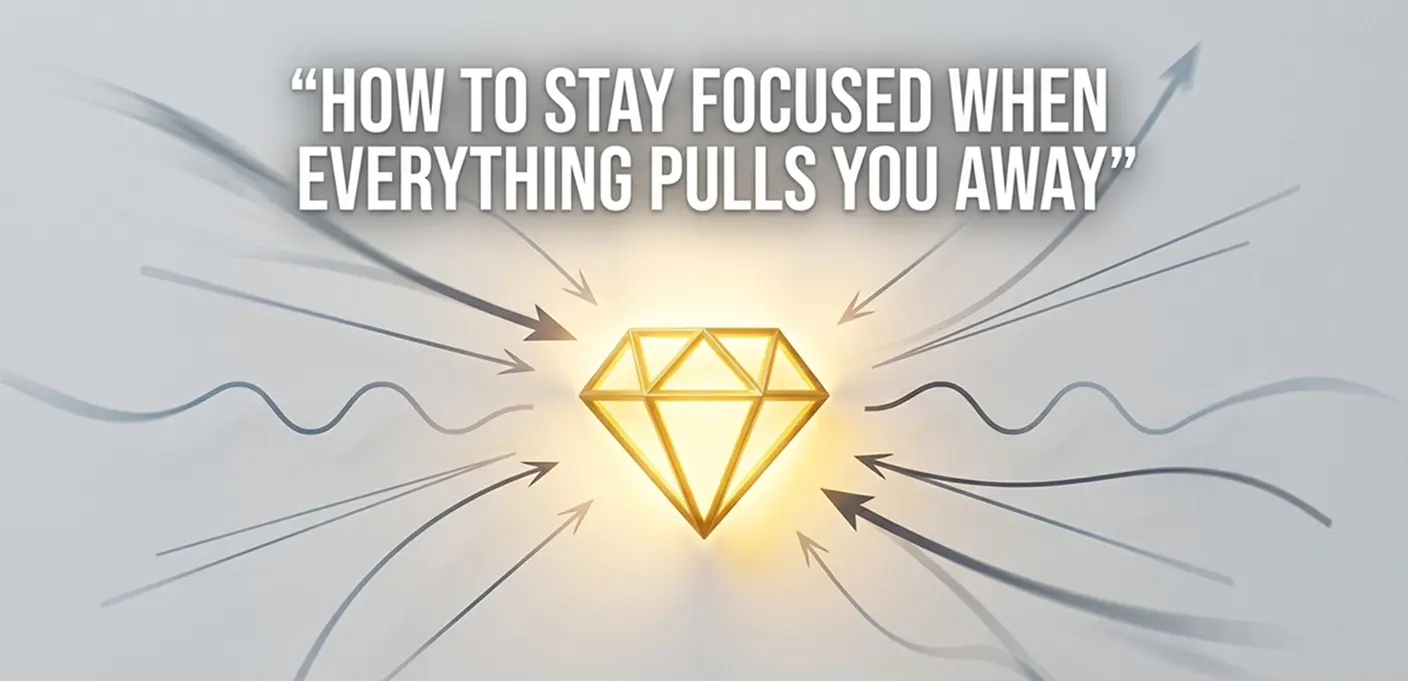 How to Stay Focused When Everything Is Designed to Pull You Away